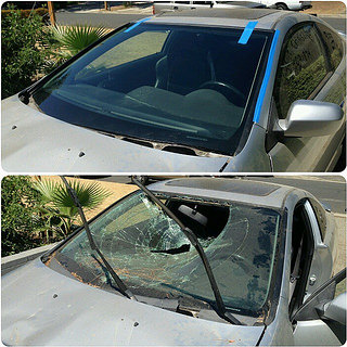 Auto glass that was repaired in Salt Lake City, UT